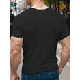 thumbnail image 2 of Graphic T-Shirts for Men Short Sleeve Crew Neck Shirts Summer Graphic Tees Loose Cotton Tops Black A XXL, 2 of 6