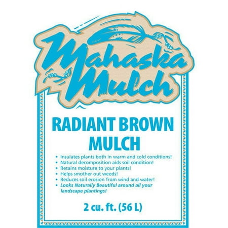 Mahaska Radiant Mulch, Brown, 2 Cu. Ft.