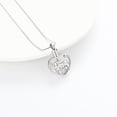 thumbnail image 5 of Personalize Stainless Steel French bulldog in Heart Urn Pendant Memory Necklace for Cremation Jewelry for Ashes Keepsake Memorial Jewelry, 5 of 8