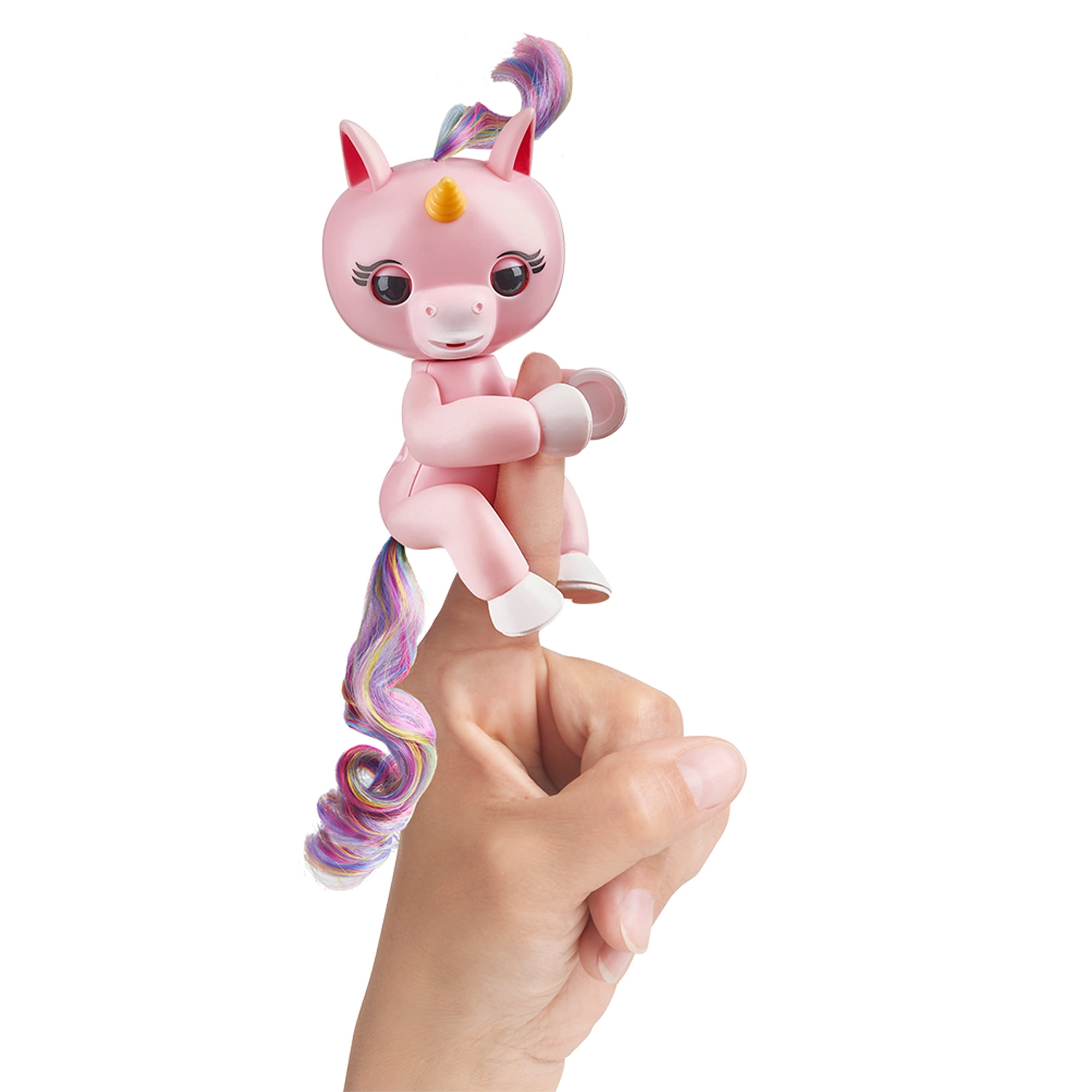 WowWee Gemma Pink Baby Unicorn Fingerlings 40 Sounds for sale online 