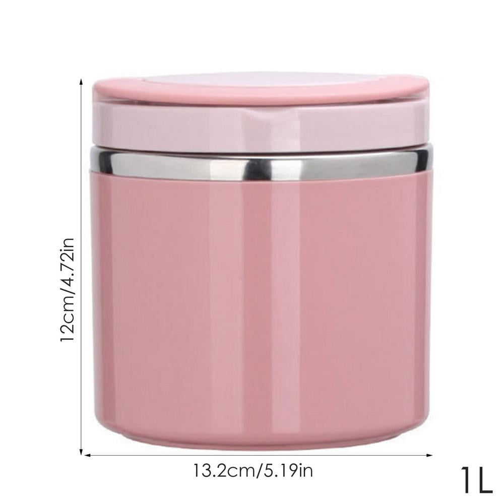 BOAONI 800ml/1000ml Food Thermal Jar Vacuum Insulated Soup Thermos  Containers 316 Stainless Steel Bodum Lunch Box With Folding Spoon 210709  From Shanye10, $41.73