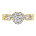 thumbnail image 2 of 14K Yellow Gold, Diamond Bridal Engagement Set ( 1/3 cttw), 2 of 5