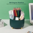 thumbnail image 4 of Lolocor 5-Compartment Desktop Organizer & Pen Holder, Green, 4 of 9