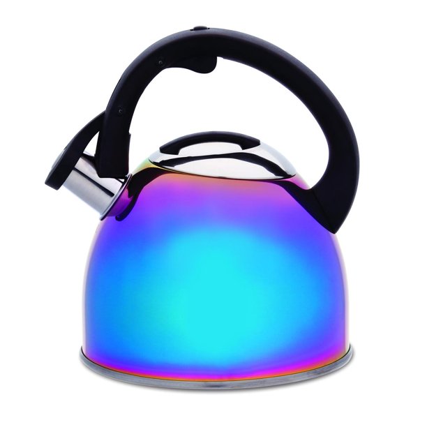 Copco 2.5quart Stainless Steel Tea Kettle, Rainbow Titanium Walmart