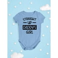 thumbnail image 3 of Straight Up Daddy's Girl Bodysuit Infant -Smartprints Designs,  6 Months, 3 of 4