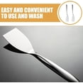 thumbnail image 2 of ABCISI 2pcs Stainless Steel Metal Spatula Set, 304 Stainless Steel Kitchen Turner, Cooking Flipping Serving Utensils for Steak, Teppanyaki, Pizza, Pancakes, 9.94*2.16in, 2 of 9