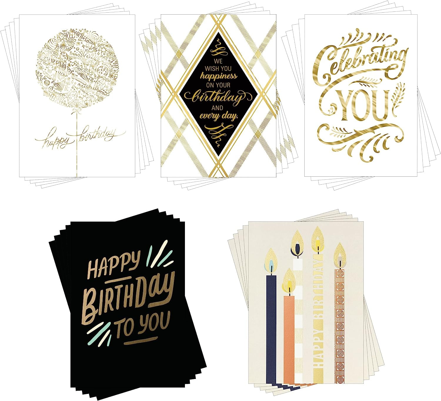 Hallmark Business (25 Pack) Assorted Birthday Cards for Business