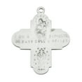 thumbnail image 4 of Catholic 4-Way Medal Cross Cruciform Pendant with Miraculous Medal, St. Joseph, St. Christopher and Sacred Heart, Made in USA, 4 of 10