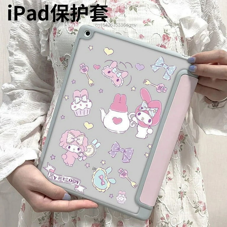 メロクロiPad Air Luxury Sanrio Kuromi MyMelody For iPad Air 2021 10.2 Case
