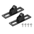 thumbnail image 1 of 2Pcs Sliding Door Keeper, 2.68"x0.69" Zinc Alloy Sliding Door Lock, Black, 1 of 7