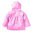 VERUGU Girls Rain Jacket Toddler Jacket Kids Raincoat Coat Hooded Long