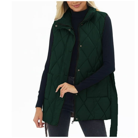 AOOCHASLIY 2023 Fall Clothes Womens Winter Clothes Plus Size Warm Lapel Leather Cotton Coat Long Sleeve Jacket