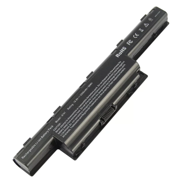 Batería de 6 celdas para portátiles Acer AS10D31, AS10D51, Gateway 4741, AS10D71 y AS10D75.