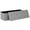 Gray, variant on Foldable Storage Bench with 660 lb Capacity, Storage Ottoman, Foldable PVC Bench with Cushion for Living Room, Bedroom, Entryway
