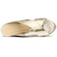 thumbnail image 4 of Sandalias De Cuña Con Plataforma Para Mujer Oro 6, 4 of 7