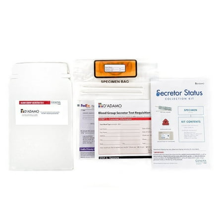 UPC 817318010337 product image for D'Adamo Personalized Nutrition Secretor Test 1 kit | upcitemdb.com