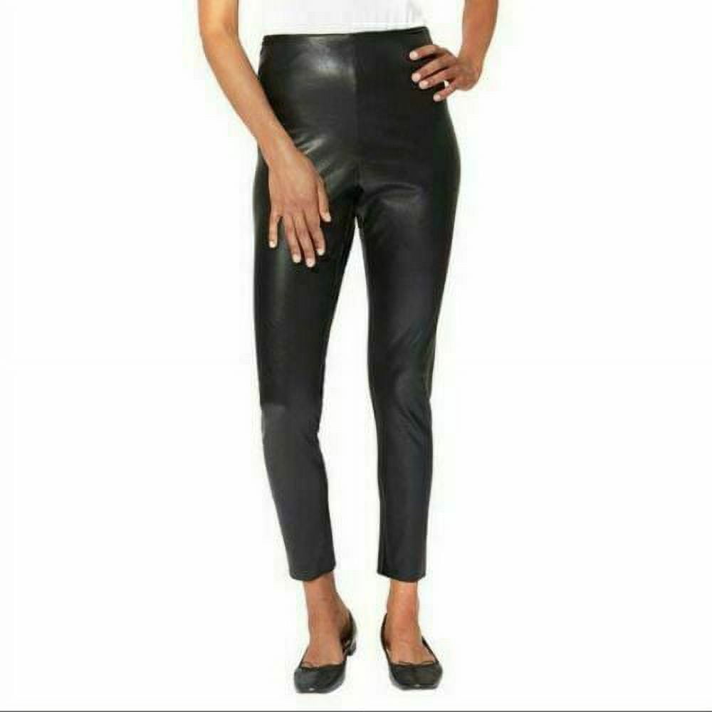 Mario Serrani Ladies' Faux Leather Legging (Black,