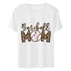 thumbnail image 3 of Fiudx Ofertas y Liquidaciones Tops con Estampado de Moda para Mujer, Blusa de Manga Corta con Cuello Redondo, Camisetas, 3 of 3