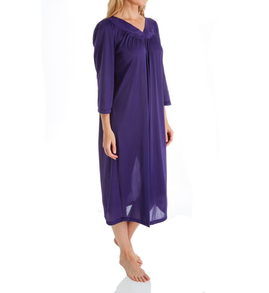 long purple nightgown