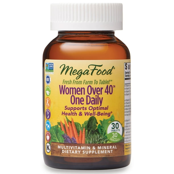 MegaFood, Women Over 40 One Daily, Daily Multivitamin and Mineral