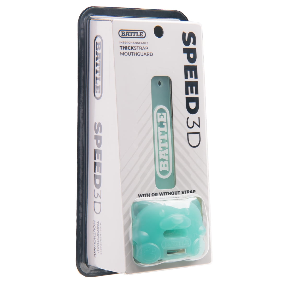 Battle Sports "Gummy Bear" Oxygen Football Mouthguard, Blue Raspberry
