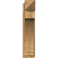 thumbnail image 2 of Ekena Millwork 8"W x 28"D x 36"H Imperial Rough Sawn Arts and Crafts Outlooker, Western Red Cedar, 2 of 4