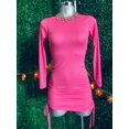 thumbnail image 2 of Vestido Con Jareta Vestido Corto Con Manga Color Fucsia Talla Unitalla Marca Emil SaEs, 2 of 4