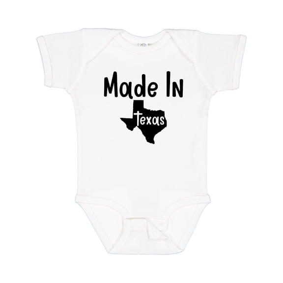 Inktastic Made in Texas Boys Baby Bodysuit