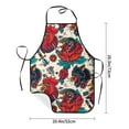 thumbnail image 4 of Naloa 1Pack Adjustable Bib Apron Waterdrop Resistant Cooking Kitchen Aprons for Women Men Chef, Chicken Print, 4 of 5