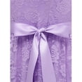 thumbnail image 4 of Women's Floral Lace Short Bridesmaid Dress Cap-Sleeve Wedding Formal Party Dress, 4 of 8