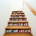 thumbnail image 2 of Tech 6 Pcs Wall Tile Sticker Decals Self-Adhesive Peel and Stick Wall Sticky Backsplash Tile Decals Decorative Stair Riser Decals Vinyl Stair Decals Stair Stickers 7''x 39'' (M15), 2 of 5