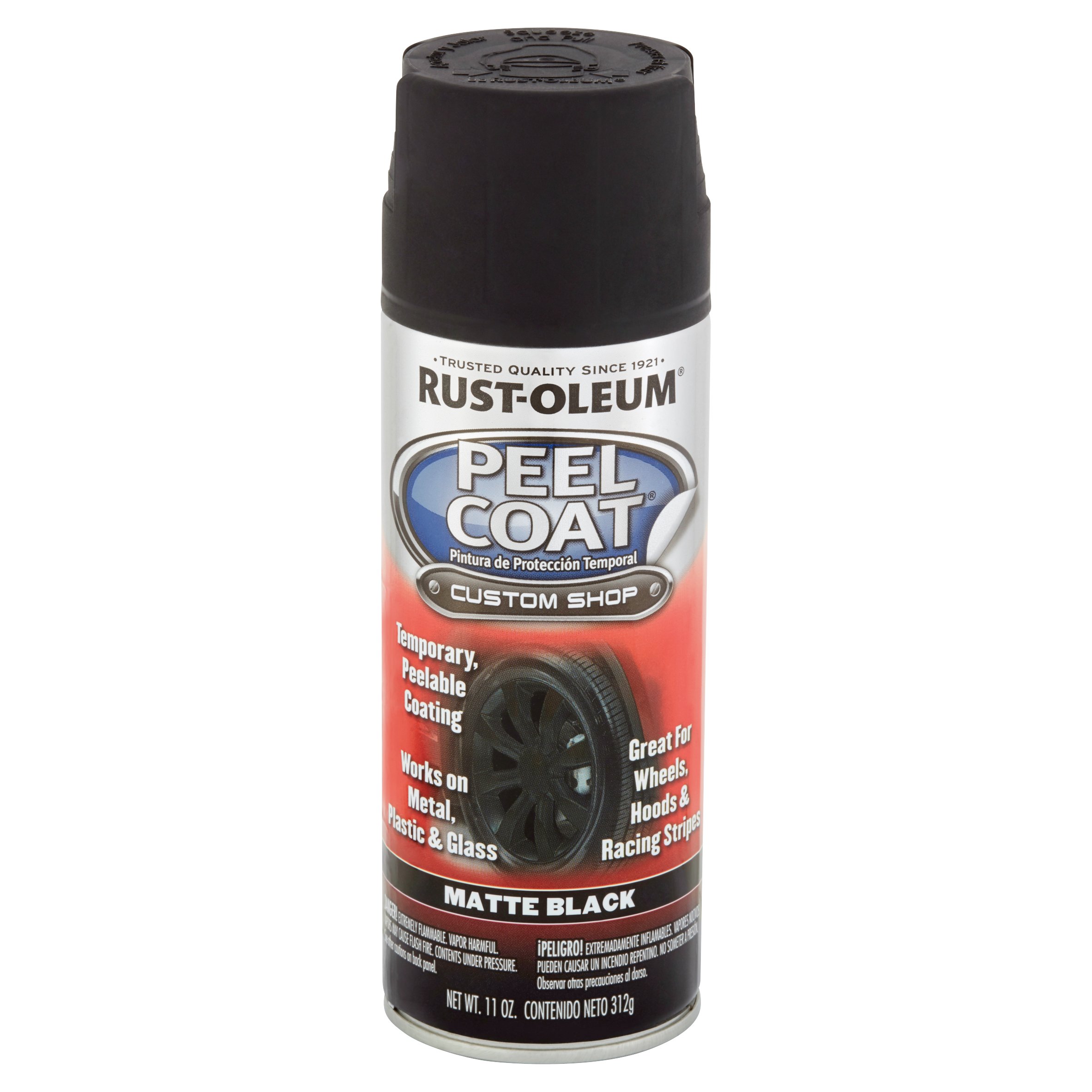 Rust-Oleum Peel Coat Matte Black Spray Paint 11 oz - image 3 of 5