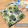 thumbnail image 4 of FORMRS 3 Ring Photo Album 4"x6" Self Adhesive Large Capacity PU Leather Cover, Gray Floral, 4 of 8