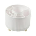thumbnail image 4 of Makeup Brush Holder, Storage Box ,Pen Holder Makeup Brush Storage Bucket ,360 degree Rotating for Brush Vanity Bathroom Office ,Dresser White, 4 of 9