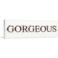 thumbnail image 1 of ARTCANVAS GORGEOUS Girls Room Decor Canvas Art Print - Size: 48" x 16" (1.50" Deep), 1 of 9