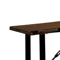 thumbnail image 1 of Benzara BM183652 Rectangle Metal Frame Bench With Wooden Seat, Gray And Brown, 1 of 4