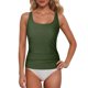 thumbnail image 1 of MKLEKYY Trajes De Baño Mujer Completo Women Lace Up Swimwear Tops Underwire Full Coverage Bikini Top Push Up Swim Crop Top Tie Back Bathing Suit Tops, 1 of 5