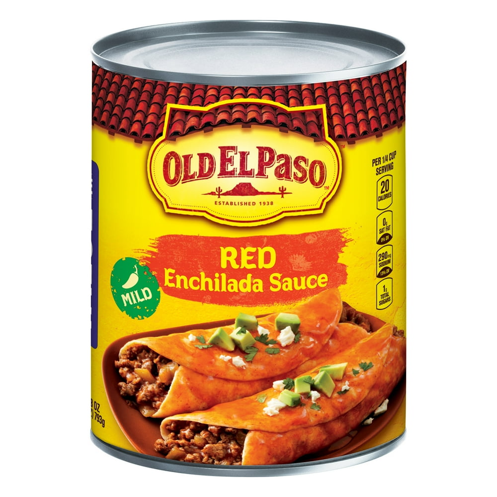 Old El Paso Enchilada Sauce, Mild, Red, 28 oz