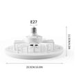 thumbnail image 3 of Ceiling Fan With Lights Enclosed Low Fan Light Ceiling Light With Fan Hidden Electric Fan Delier With Remote Control, 3 of 5