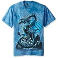 thumbnail image 1 of The Mountain Skull Dragon Adult T-Shirt, Blue, XL, 1 of 4
