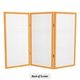 thumbnail image 6 of Red Lantern 3 ft. Short Double Cross Shoji Screen - Honey - 3 Panels, 6 of 6
