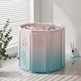 thumbnail image 4 of XunKA Gets 27" Portable Foldable Bathtub, Thermostatic Hot Ice Bathtub, PVC Outdoor Soaking Tub for Adults., 4 of 12