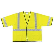 River City 611-VCL3SLX2 Class III Polyester Fluorescent Lime Safety Vest