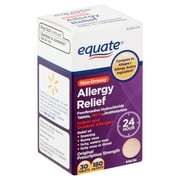 Equate Non-Drowsy Allergy Relief Tablets 180mg, 30 Count