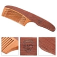 thumbnail image 2 of Peine de barba portátil para hombres, peine de dientes anchos, peine para peinar cabello rizado, peine de masaje para el cuero cabelludo para el cuidado y peinado de la barba., 2 of 6