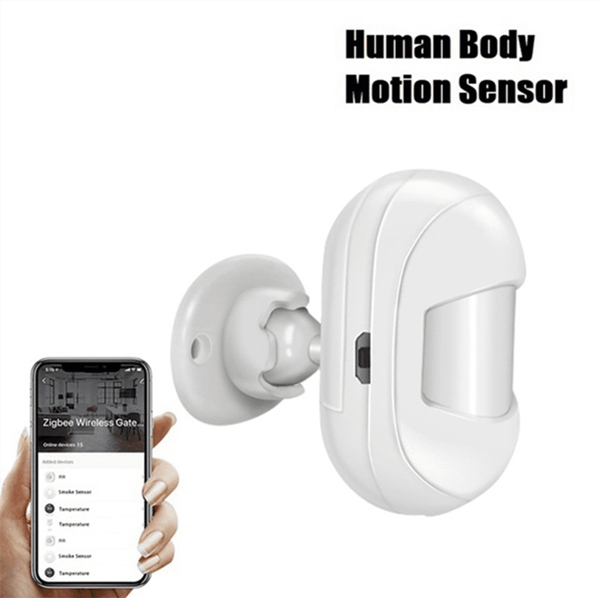 Tuya Zigbee PIR Motion Sensor Human Body Motion Sensor Smart Security Detector Work with Zigbee Gateway