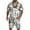 Multicolor, variant on Men's Retro Matching Set Summer Beach 2 Piece Outfits Button Down Shirts and Shorts Vacation Outfits