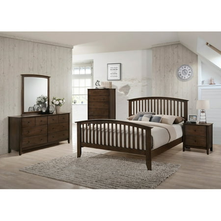 K&B Furniture Chestnut Wood Bedroom Chest - Walmart.com