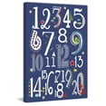thumbnail image 3 of Marmont Hill "123 Nautical Navy" by Karen Zukowski Painting Print on Wrapped Canvas, 3 of 5