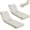 Beige, variant on Slsy 2 Pcs Patio Chaise Lounge Cushions, High-Density Foam Chair Cushion with Removable Cover & Ties, 72"x21"x5" Thick Waterproof Outdoor Furniture Cushions for Outdoor Furniture